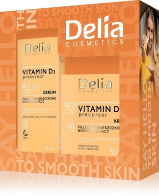 Delia Viamina D3 Zestaw Krem 50ml+Serum 30ml