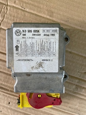 БЛОК УПРАВЛЕНИЯ ПОДУШЕК AIRBAG AUDI OE 1K0909605A