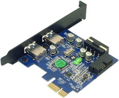 PCI-E na USB 3.0 2-portowa karta Express Card