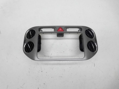 Решётка обдув консоли vw golf v vi plus tiguan 5n средняя оригинал фото №1