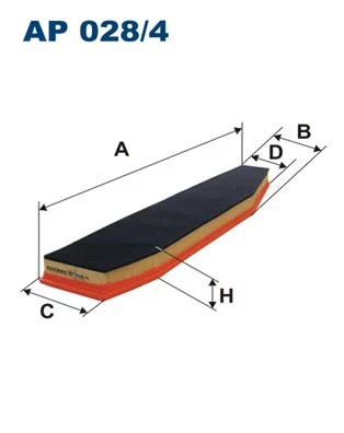AP028/4 ФІЛЬТР ПОВІТРЯ