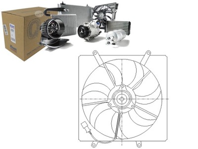 NISSENS WENTULATOR AUŠINTUVO 5151014 47054 5300750 