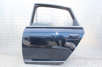 Audi a6 c6 lift дверь левый задняя granatowe фото №1