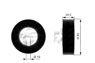 Gates ролик направляющая ремень bmw 3 e36 3 e46 3 фото №1