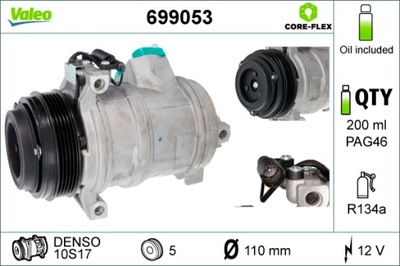 VALEO 699053 КОМПРЕССОР, КОНДИЦИОНЕР