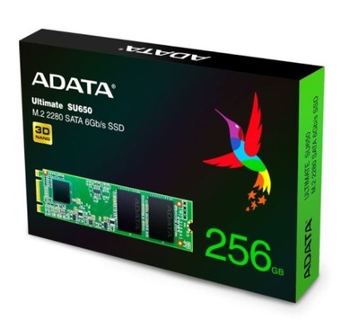 Dysk SSD Adata Ultimate SU650 256GB M.2 SATA
