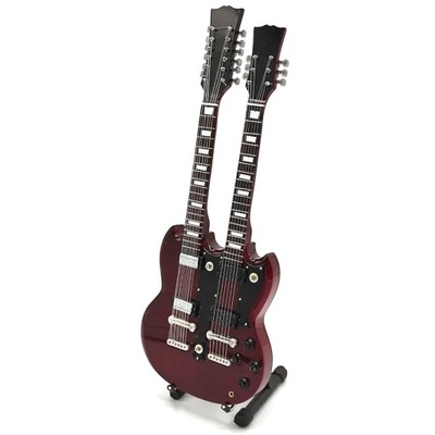 Mini gitara Led Zeppelin - Jimmy Page - Double Neck MGT-2059