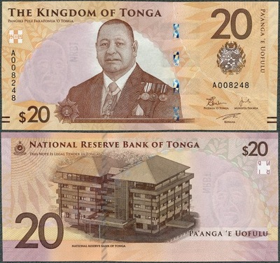 Tonga - 20 paanga ND/2023 * W53 * nowa seria