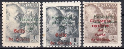 GUINEA ESPANOLA - 1949 - Mi 238-39 - FRANCO xx