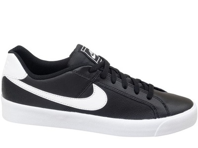 NIKE COURT ROYALE FORCE DAMSKI CZARNE BUTY TRAMPKI