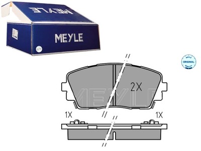 PADS BRAKE FRONT Z PAD WYTLUMIAJACA KIA PICANTO II 1.0  