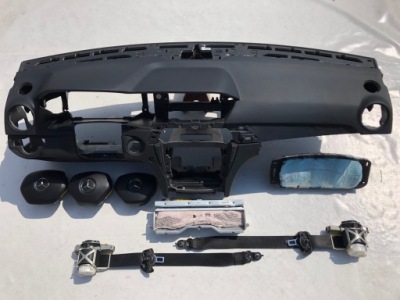 Mercedes w204 c панель приладів панель приладів консоль подушки безпеки ремені фото №1