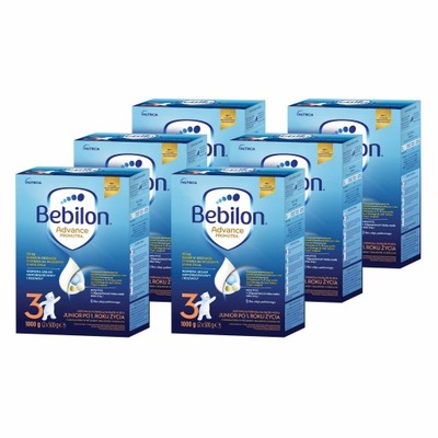 Bebilon 3 Advance Pronutra Junior ZESTAW 6x 1000 g