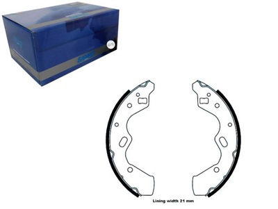 Гальмівні колодки гальмівні набір ma121 samko фото №1