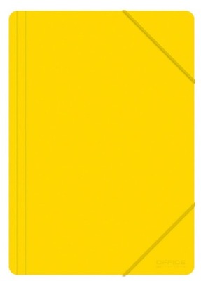 Teczka z gumką PP OFFICE PRODUCTS żółta
