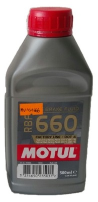 MOTUL ЖИДКОСТЬ ТОРМОЗНОЙ RBF 660 RACING 0,5L DOT4