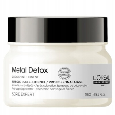 Loreal Metal Detox Maska niwelujący metale 250