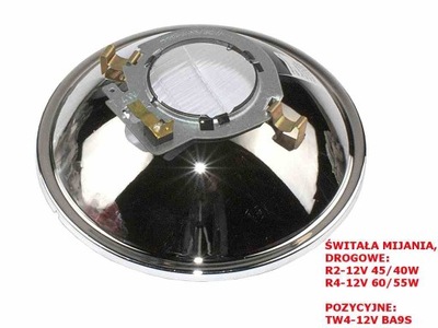 PIEZA INSERTADA FAROS WSK E3 151X70 R212V45/40 R412V60/55 WESEM  