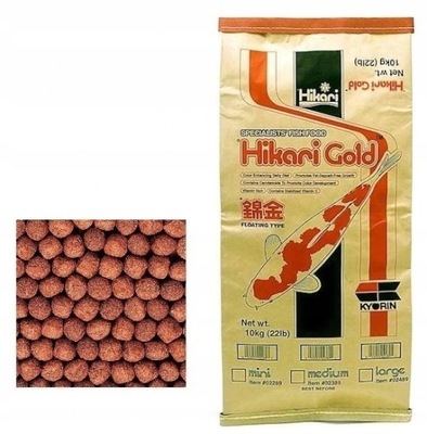 Hikari Koi Gold large 10 kg - pokarm wybarwiający
