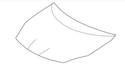 Toyota оригинальный номер 53301-47070 капот двигателя prius plus 2011- фото №1