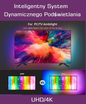 ATMOLIGHT 4K LED do TV 49-120