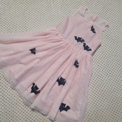 H&M tiulowa sukienka Hallowen r.140