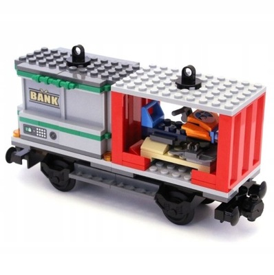 Lego City nowy wagon z kontenerami 60198 60052