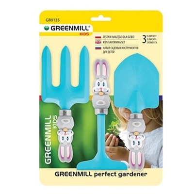 ZESTAW NARZĘDZI DZIECIĘCYCH 3SZT GREENMILL GR0135