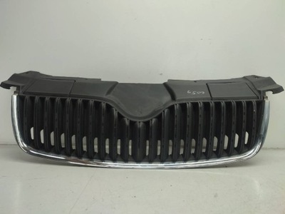 Решётка радиатора решётка радиатора хром skoda fabia ii roomster перед 5j0853668a фото №1