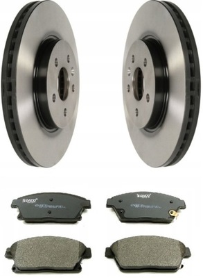 Гальмівні диски + гальмівні колодки перед opel mokka / mokka x j13 фото №1