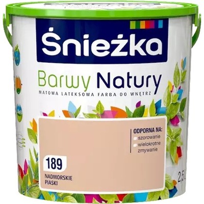 Śnieżka Barwy Natury Nadmorskie piaski 2.5L