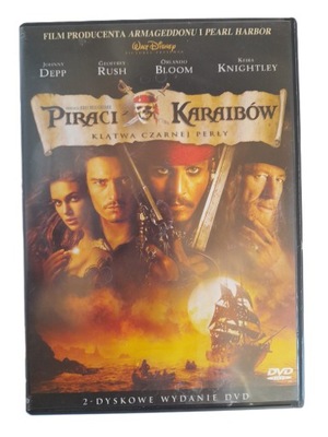 Film Piraci z Karaibów. KLĄTWA CZARNEJ PERŁY płyta DVD