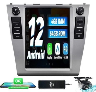 RADIO NAVEGACIÓN GPS TOYOTA CAMRY 2006-2011 4GB 64GB LTE CARPLAY  