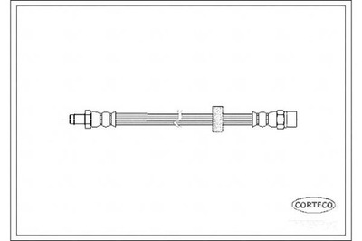 CORTECO CABLE DE FRENADO FLEXIBLES VOLVO  