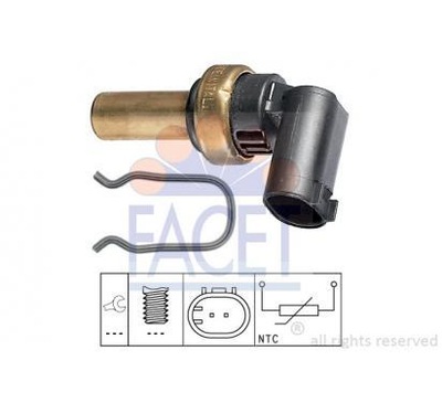 FACET SENSOR TEMPERATURA DEL MOTOR DE AGUA EPS 1.830.300  