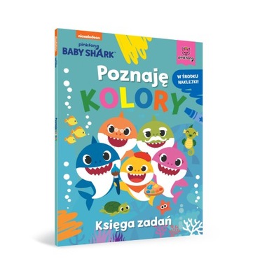 Baby Shark Poznaję kolory Księga zadań Praca