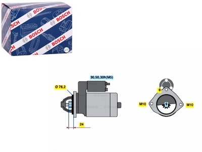 СТАРТЕР BMW 3 E30 3 E36 5 E34 5 E39 7 E38 OPEL OMEGA B 2.4D 2.5D