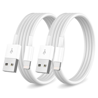 KABEL x2 ZESTAW USB LIGHTNING DO IPHONE PRZEWÓD 1M