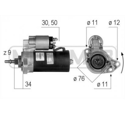 Era messmer стартер , vw фото №1