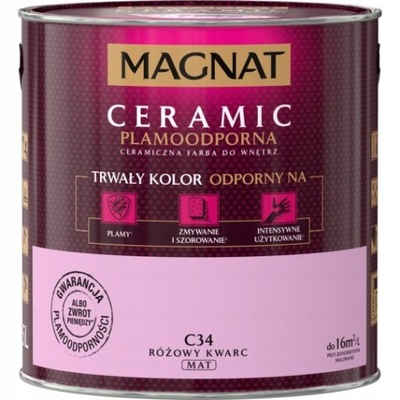Magnat Ceramic C34 Różowy kwarc 2.5L