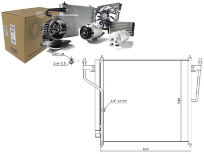 KONDENSATORIUS NISSENS 921007S200 92100ZC10A 92100ZC00A 