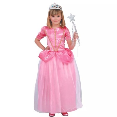 Strój dla dzieci Księżniczka różowa sukienka 10-12 lat