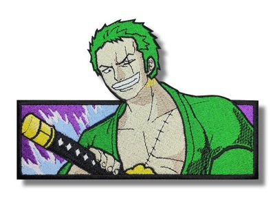 Naszywka Anime Manga One Piece Zoro 2