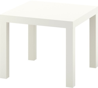 IKEA LACK - stolik kwadratowy biały 55x55 cm