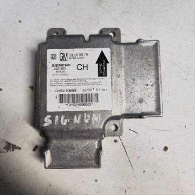 Opel vectra c модуль подушка безопасности 13159978 фото №1