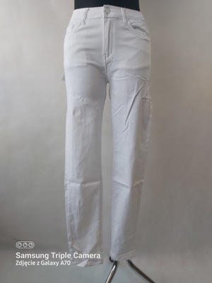 spodnie damskie białe
