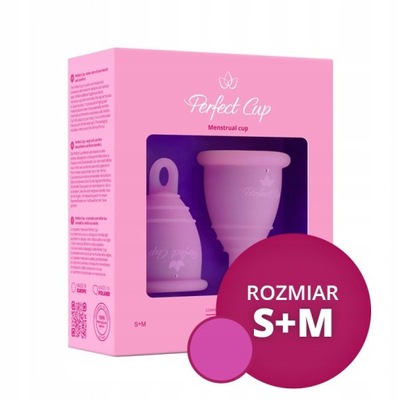 Kubeczek Menstruacyjny - Perfect Cup - Róż [S+M]