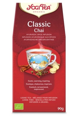 Herbata Yogi Tea Classic Chai - Klasyczny czaj (90g) - sypana