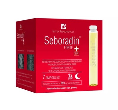 SEBORADIN PRZECIW WYPADANIU WŁOSÓW AMPUŁKI 38,5ML