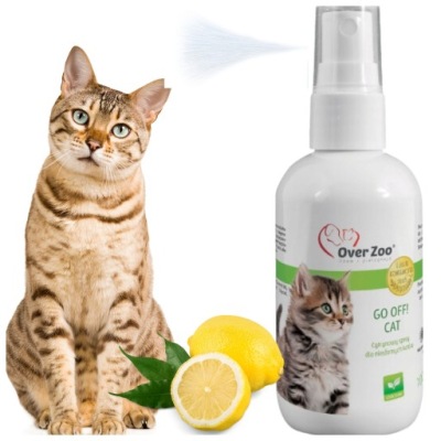 Preparat odstraszający koty 125 ml Over Zoo Go Off! Cat W SPRAYU CYTRYNOWY
